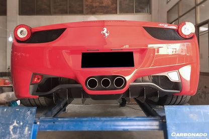 Carbonado 2010-2015 Ferrari 458 Coupe Spider OE Style Carbon Fiber Rear Diffuser