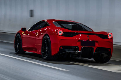Carbonado 2010-2015 Ferrari 458 speciale Style Carbon Fiber Rear Lip Diffuser