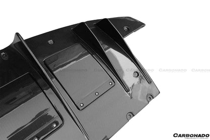 Carbonado 2010-2015 Ferrari 458 speciale Style Carbon Fiber Rear Lip Diffuser