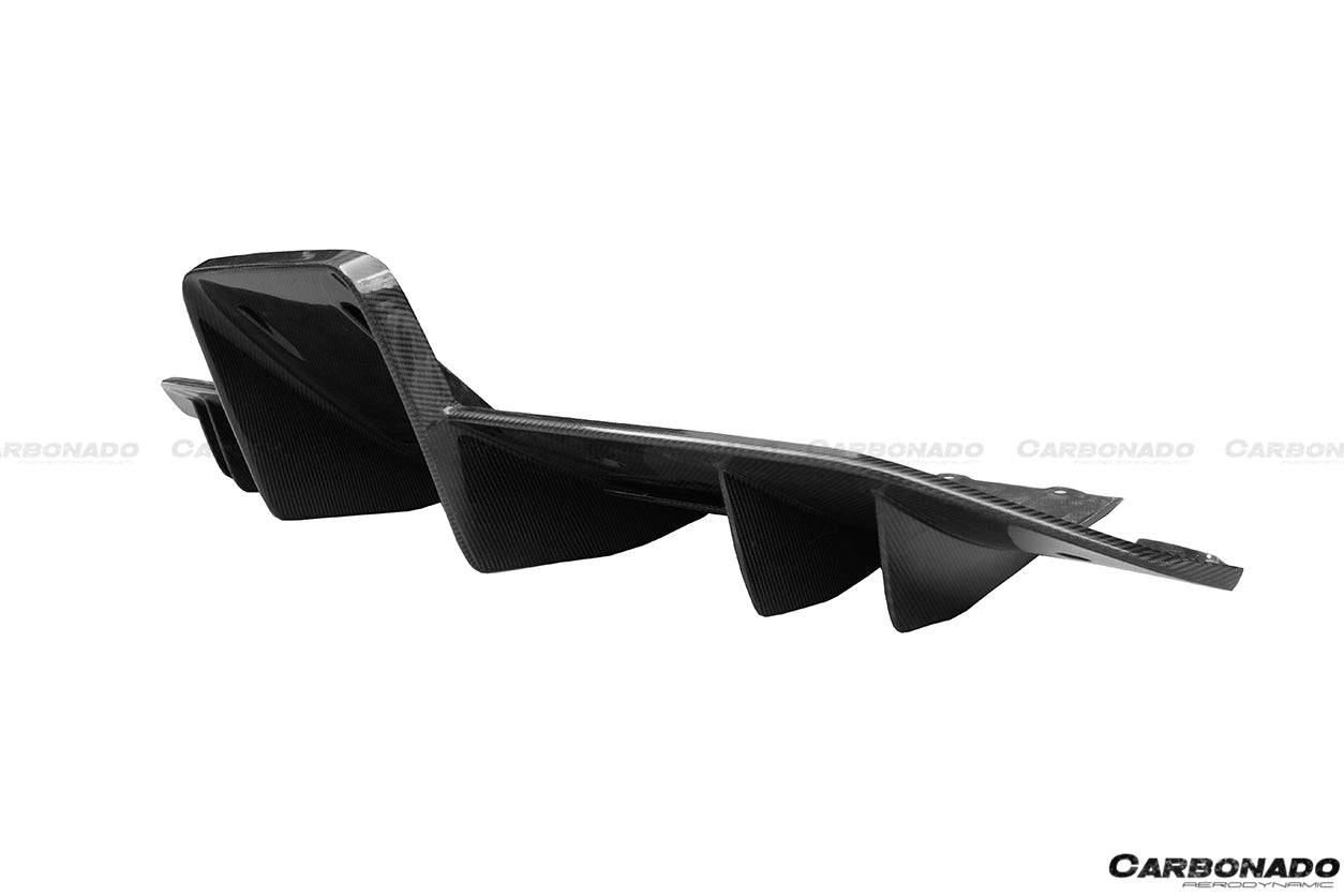Carbonado 2010-2015 Ferrari 458 speciale Style Carbon Fiber Rear Lip Diffuser