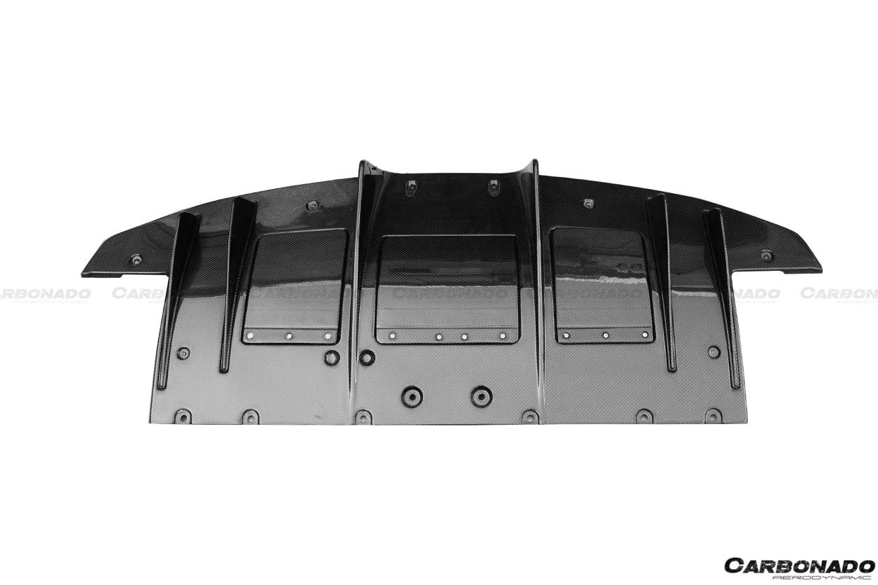Carbonado 2010-2015 Ferrari 458 speciale Style Carbon Fiber Rear Lip Diffuser