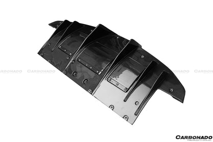 Carbonado 2010-2015 Ferrari 458 speciale Style Carbon Fiber Rear Lip Diffuser