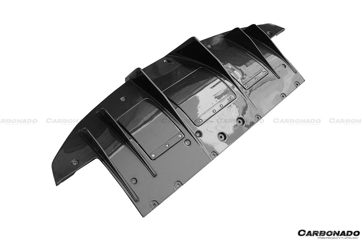 Carbonado 2010-2015 Ferrari 458 speciale Style Carbon Fiber Rear Lip Diffuser