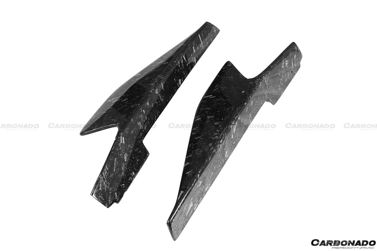 Faldones laterales de fibra de carbono estilo Ferrari 458 Coupé Spider Speciale Carbonado 2010-2015