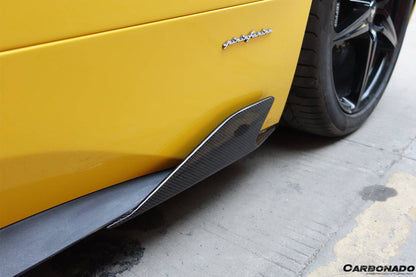 Faldones laterales de fibra de carbono estilo Ferrari 458 Coupé Spider Speciale Carbonado 2010-2015