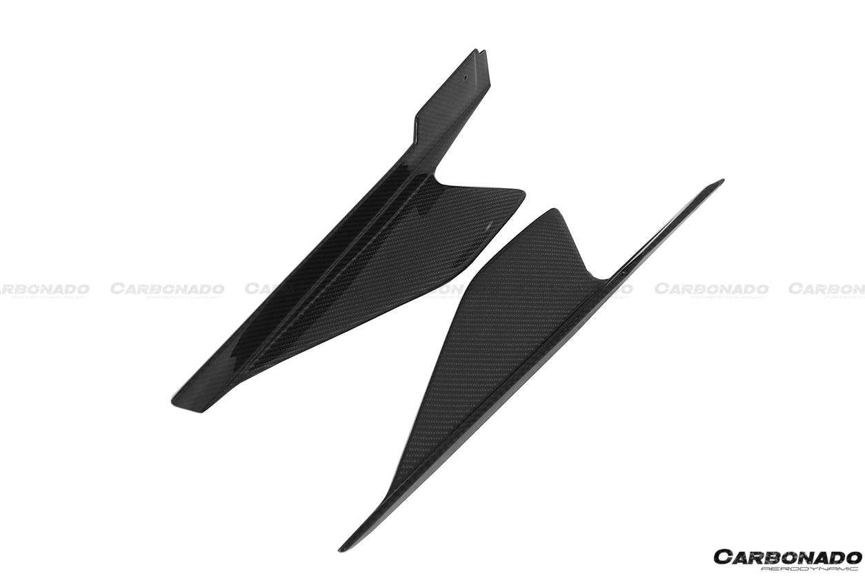 Faldones laterales de fibra de carbono estilo Ferrari 458 Coupé Spider Speciale Carbonado 2010-2015