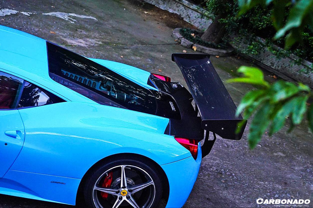 Carbonado SR Style Rear Wing Spoiler | 2010-2015 Ferrari 458 Coupe/Spider