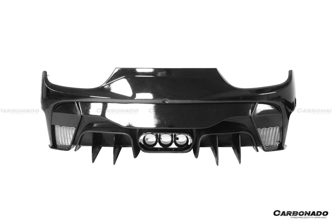 Carbonado VRS Style Rear Bumper with Tips | 2010-2015 Ferrari 458 Italy Spider