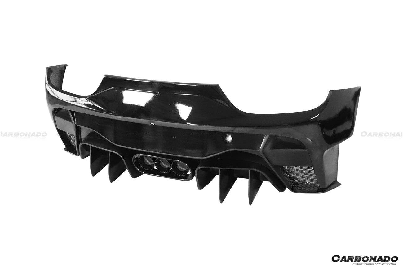 Carbonado VRS Style Rear Bumper with Tips | 2010-2015 Ferrari 458 Italy Spider