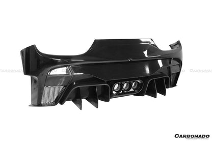 Carbonado VRS Style Rear Bumper with Tips | 2010-2015 Ferrari 458 Italy Spider
