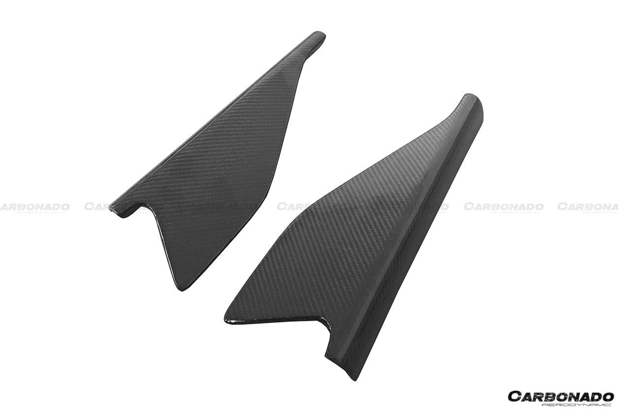 Carbonado 2010-2015 Ferrari 458 Speciale OE Style Carbon Fiber Side Skirt Canard