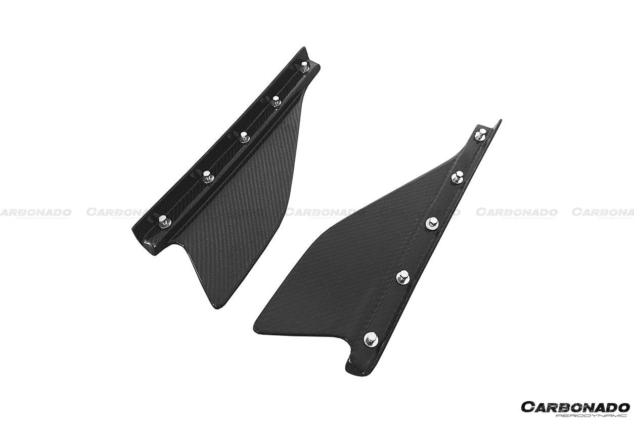 Carbonado 2010-2015 Ferrari 458 Speciale OE Style Carbon Fiber Side Skirt Canard