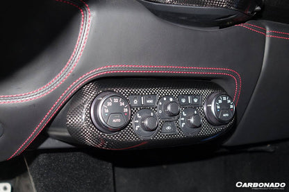 Carbonado 2010-2015 Ferrari 458 Coupe Spider OE Style DRY Carbon Fiber Control Panel Cover