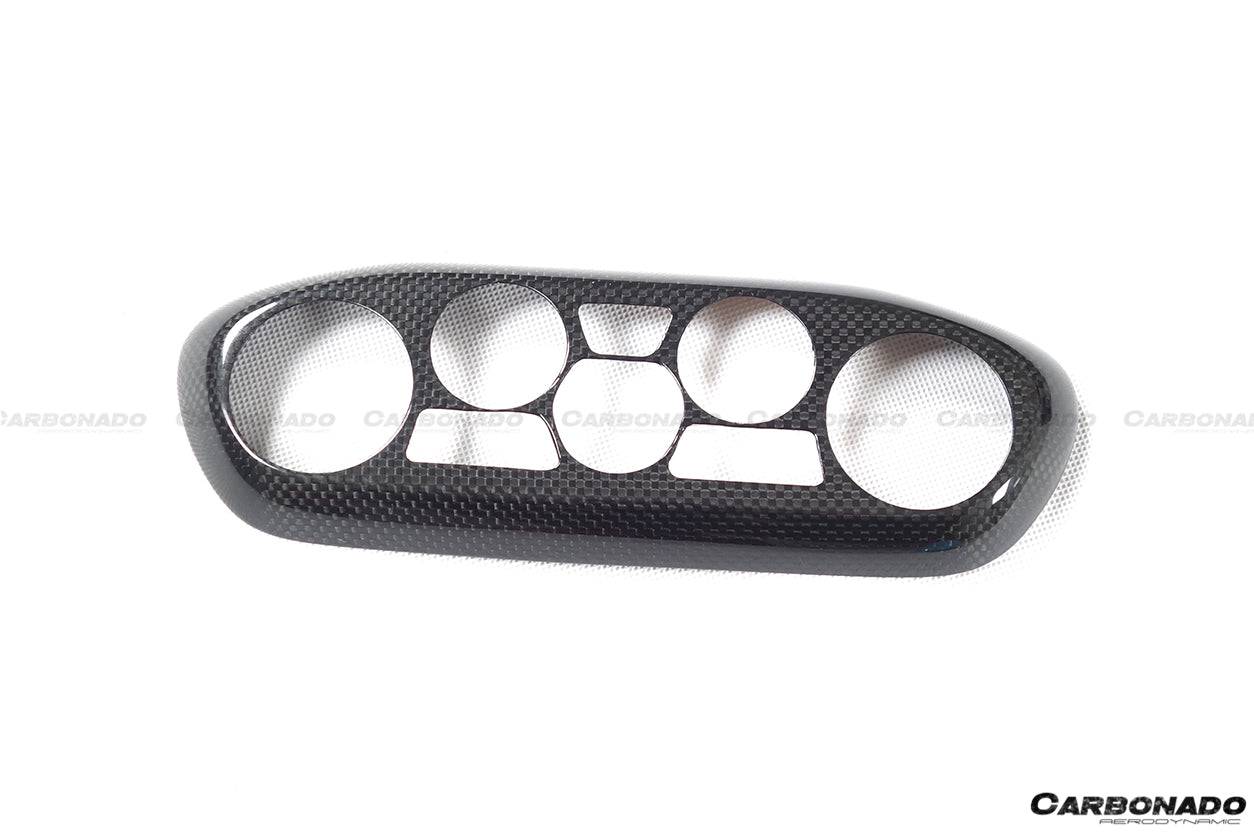 Carbonado 2010-2015 Ferrari 458 Coupe Spider OE Style DRY Carbon Fiber Control Panel Cover