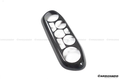 Carbonado 2010-2015 Ferrari 458 Coupe Spider OE Style DRY Carbon Fiber Control Panel Cover