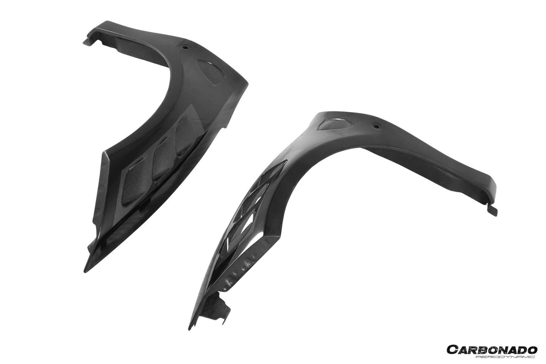 Carbonado MSY Style Part Carbon Fiber Front Fender | 2015-2019 Ferrari 488 GTB Spider