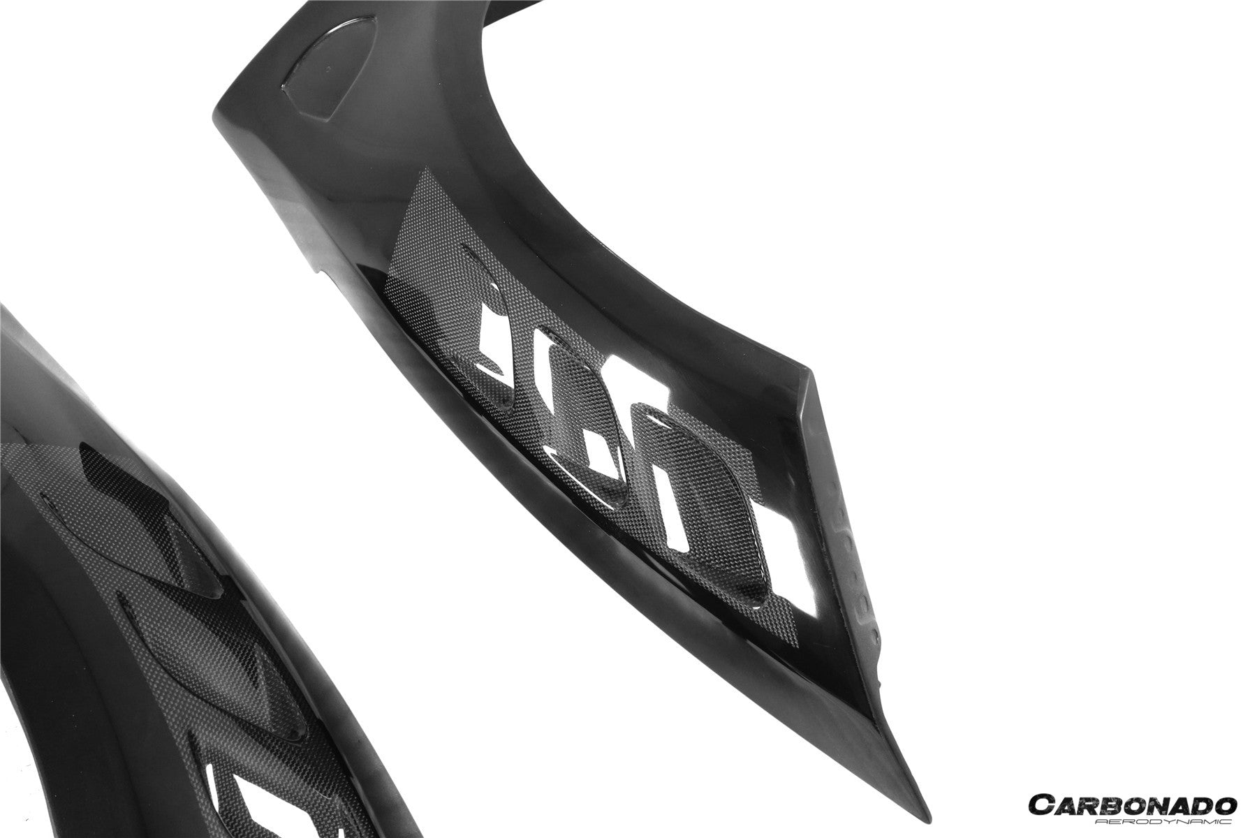Carbonado MSY Style Part Carbon Fiber Front Fender | 2015-2019 Ferrari 488 GTB Spider