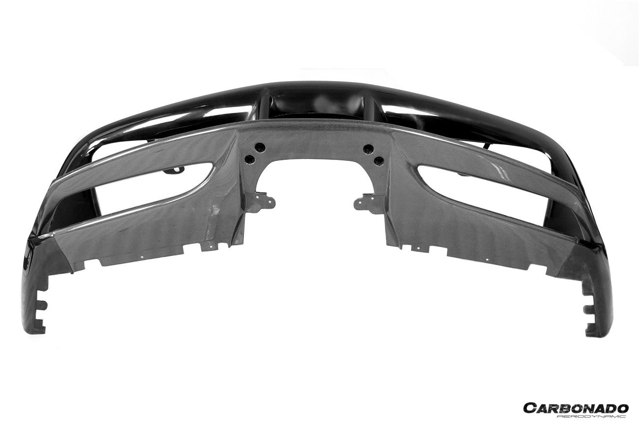 Parachoques delantero de fibra de carbono estilo Ferrari 488 GTB Spider Carbonado 2015-2020