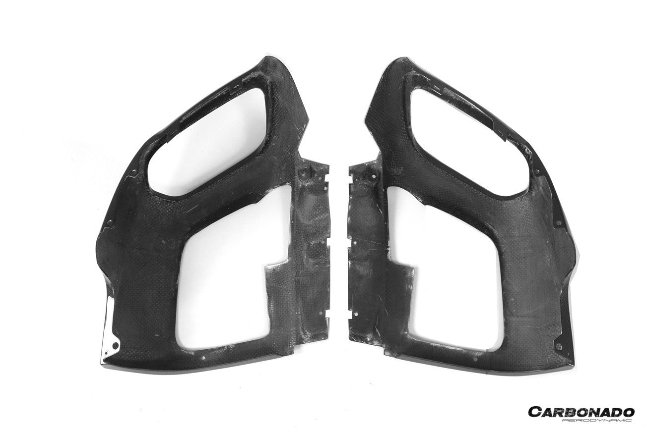 Carbonado 2017-2026 Ferrari 812 Superfast GTS OEM Style Dry Carbon Fiber Rear Side Diffuser