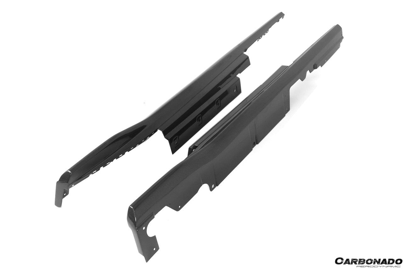 Carbonado 2017-2026 Ferrari 812 Superfast GTS OEM Style Dry Carbon Fiber Side Skirts