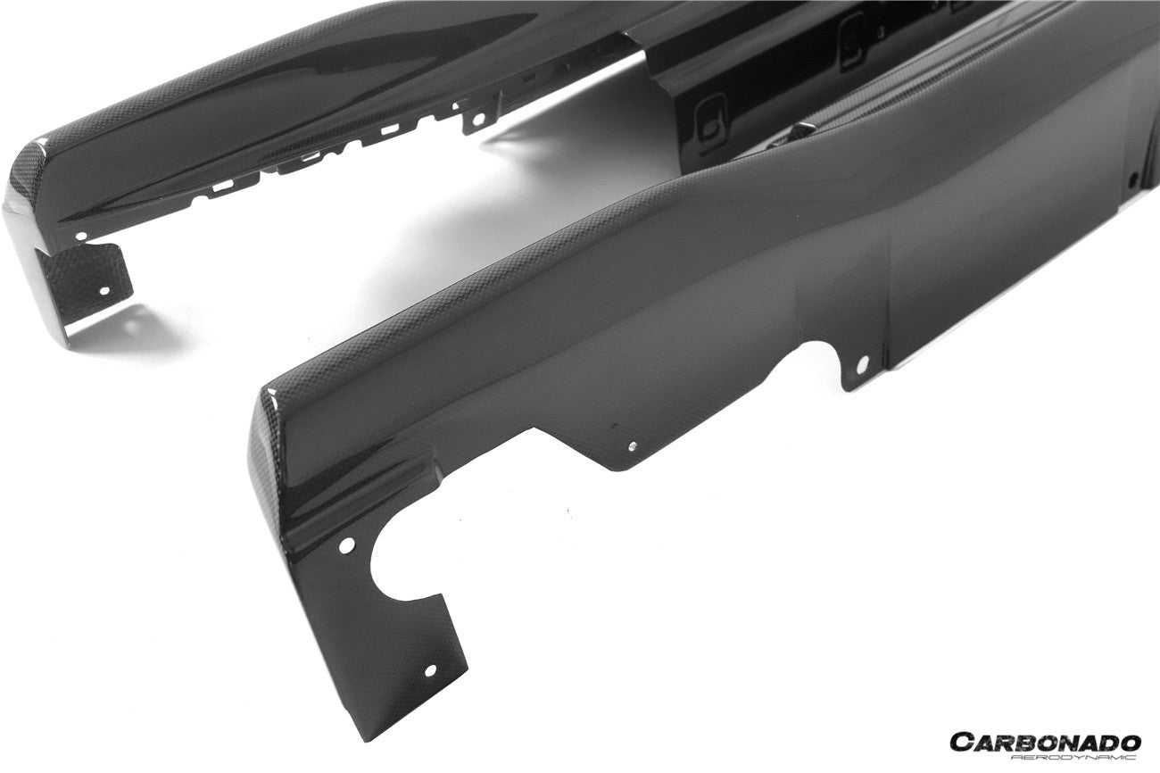 Carbonado 2017-2026 Ferrari 812 Superfast GTS OEM Style Dry Carbon Fiber Side Skirts