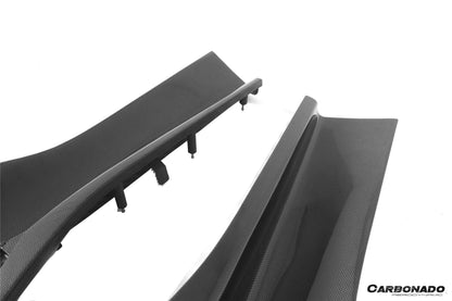 Carbonado OE Style Dry Carbon Fiber Door Panel Interior | 2017-2026 Ferrari 812 Superfast & GTS
