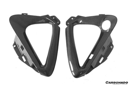 Carbonado OE Style Dry Carbon Fiber Door Handle Interior | 2017-2026 Ferrari 812 Superfast & GTS