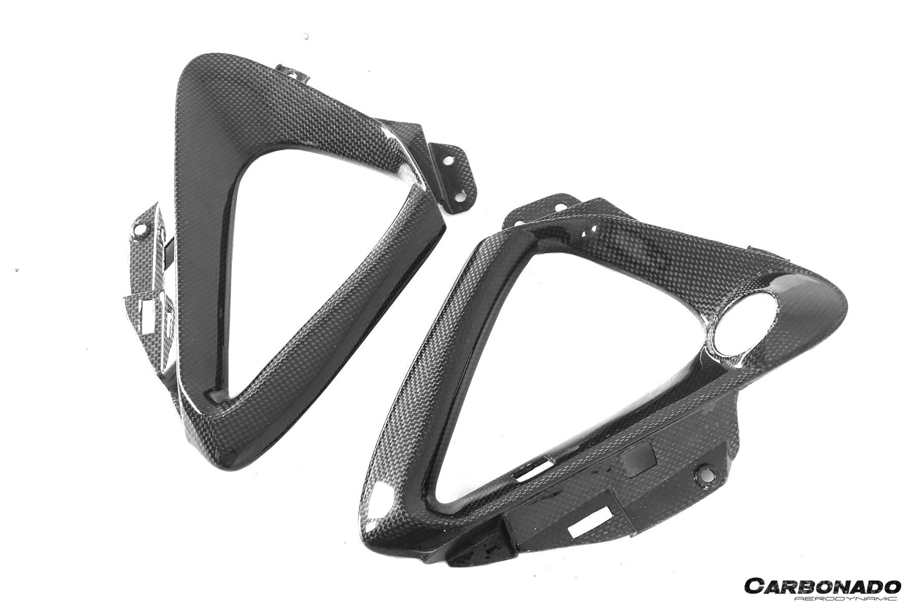 Carbonado OE Style Dry Carbon Fiber Door Handle Interior | 2017-2026 Ferrari 812 Superfast & GTS