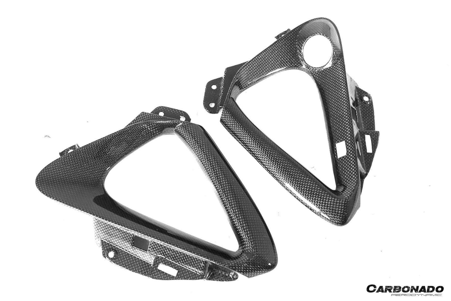 Carbonado OE Style Dry Carbon Fiber Door Handle Interior | 2017-2026 Ferrari 812 Superfast & GTS