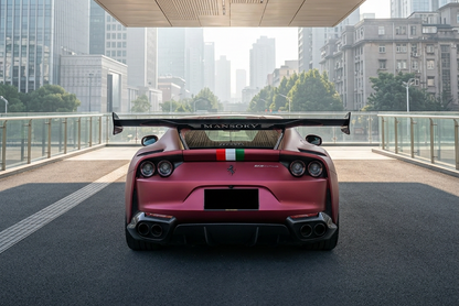 2017-2026 Ferrari Autoclave Carbon Fiber Wing Spoiler Carbonado (MSY) Fits: 812 Superfast (DRYCF812-MAN-MSY-W)