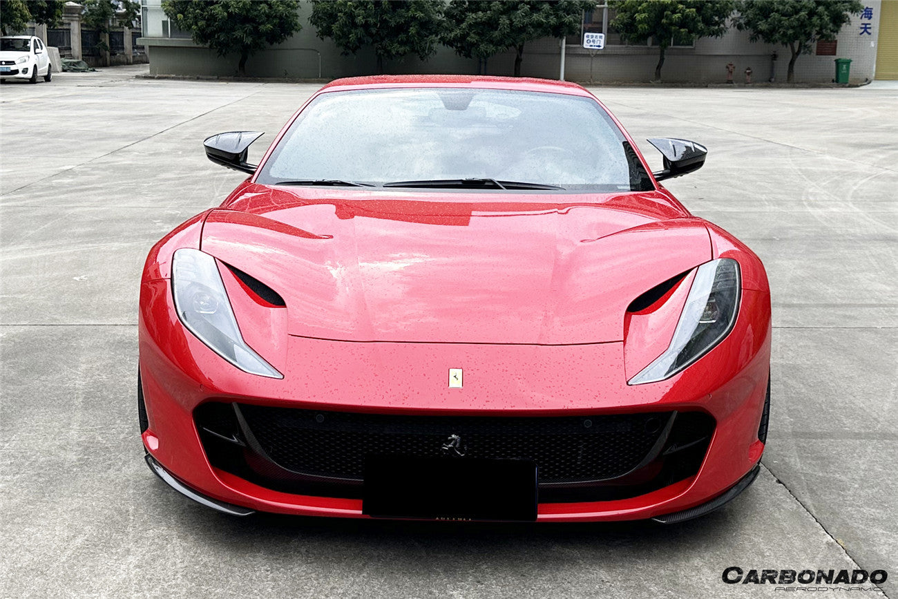 Carbonado 2017-2026 Ferrari 812 Superfast GTS OEM Style Dry Carbon Fiber Front Side Splitter
