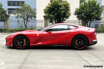 Carbonado 2017-2026 Ferrari 812 Superfast GTS OEM Style Dry Carbon Fiber Side Skirts