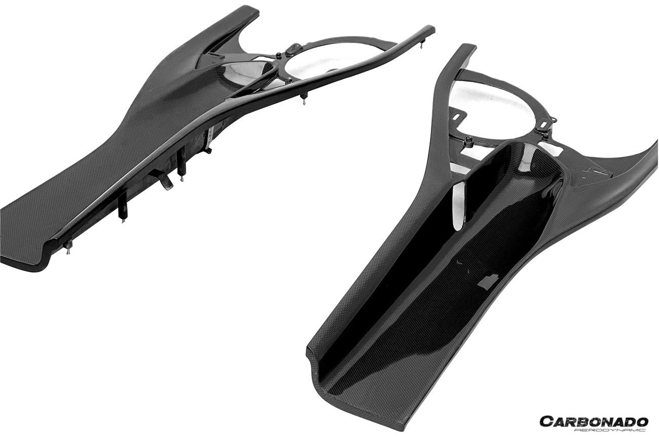 Carbonado OE Style Dry Carbon Fiber Door Panel Interior | 2017-2026 Ferrari 812 Superfast & GTS