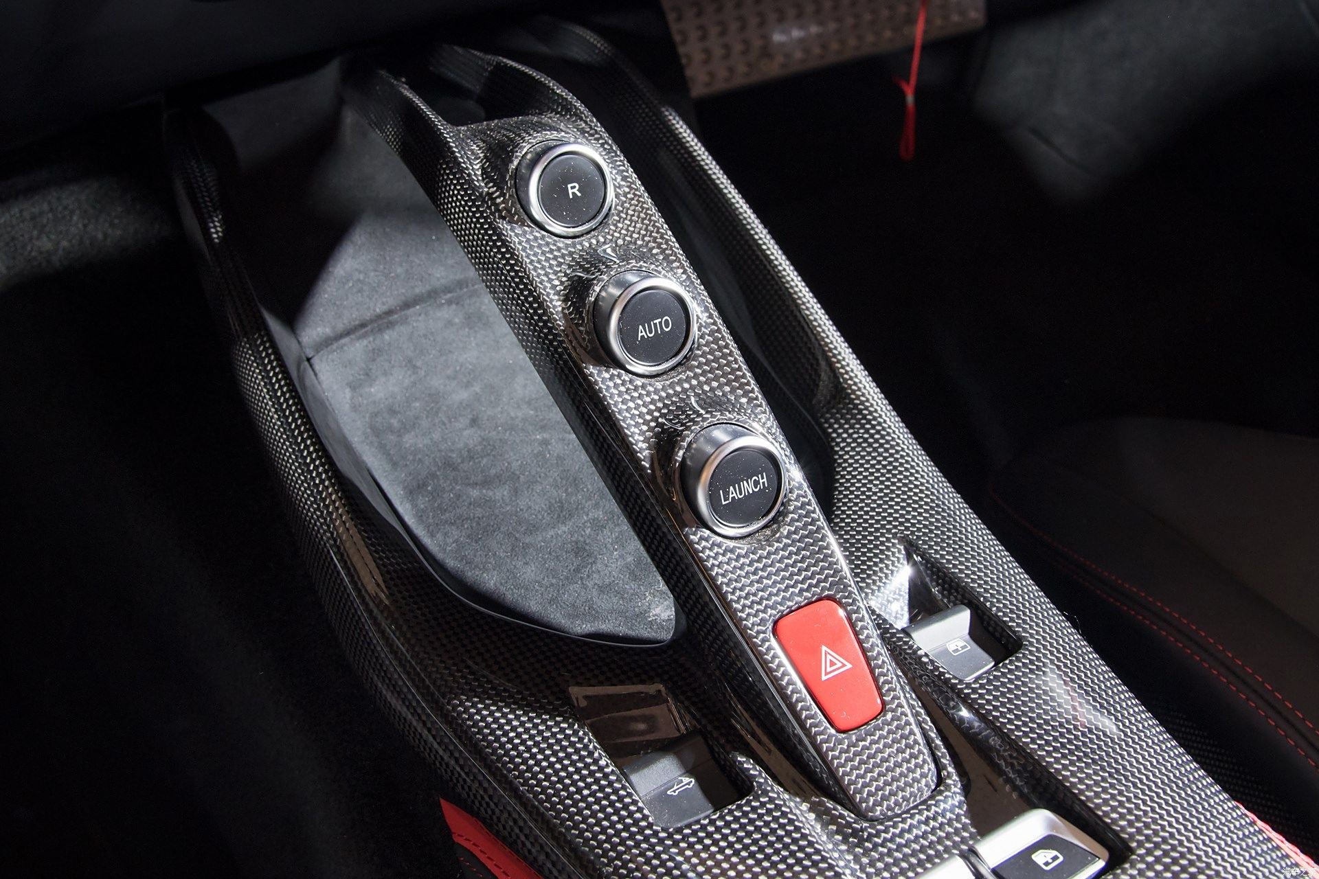 Carbonado OE Style Dry Carbon Fiber Bridge Control | 2017-2026 Ferrari 812 Superfast & GTS