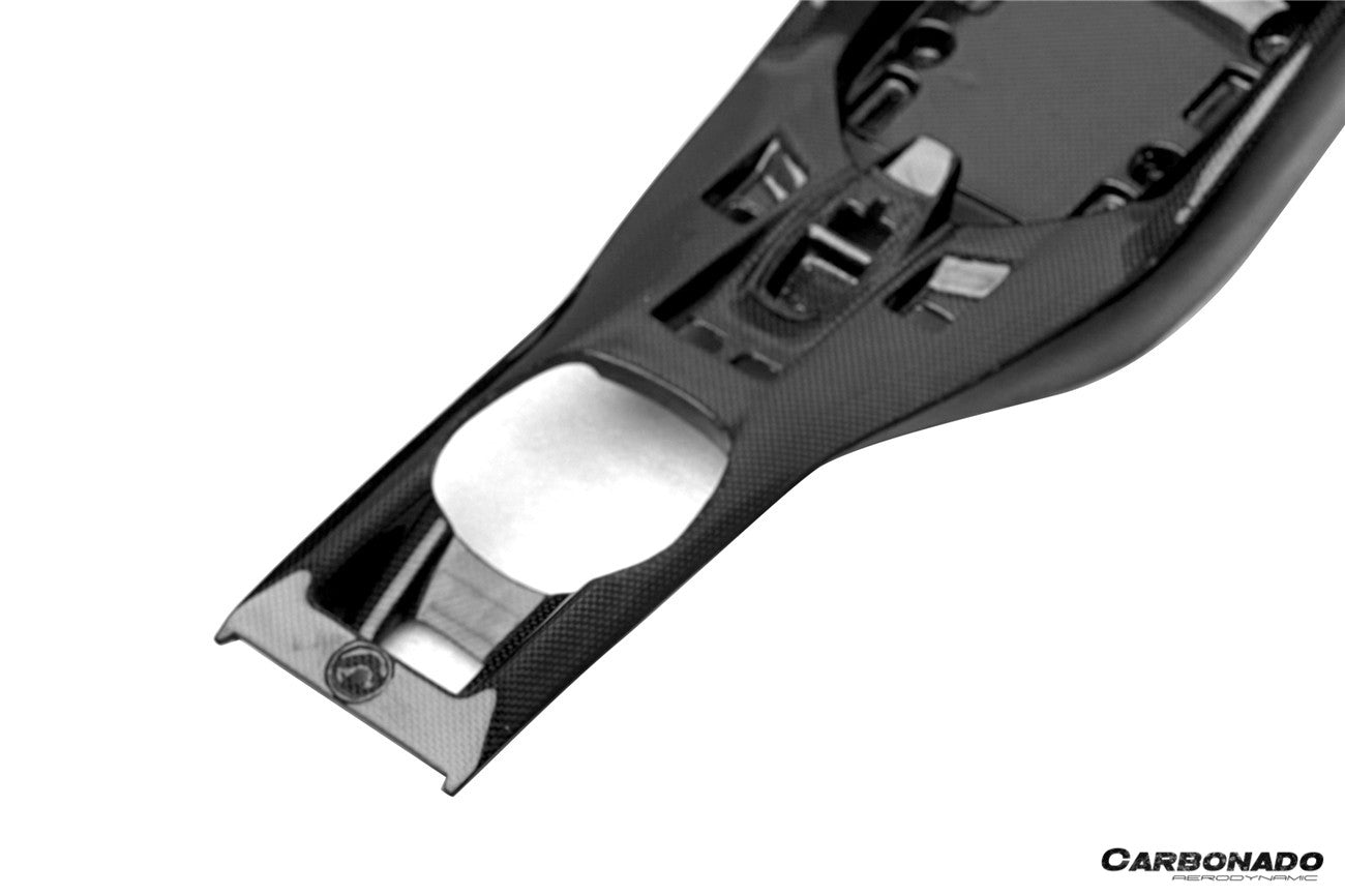 Carbonado 2017-2026 Ferrari 812 Superfast & GTS OE Style Dry Carbon Fiber Bridge Support & Windows Switches Panel