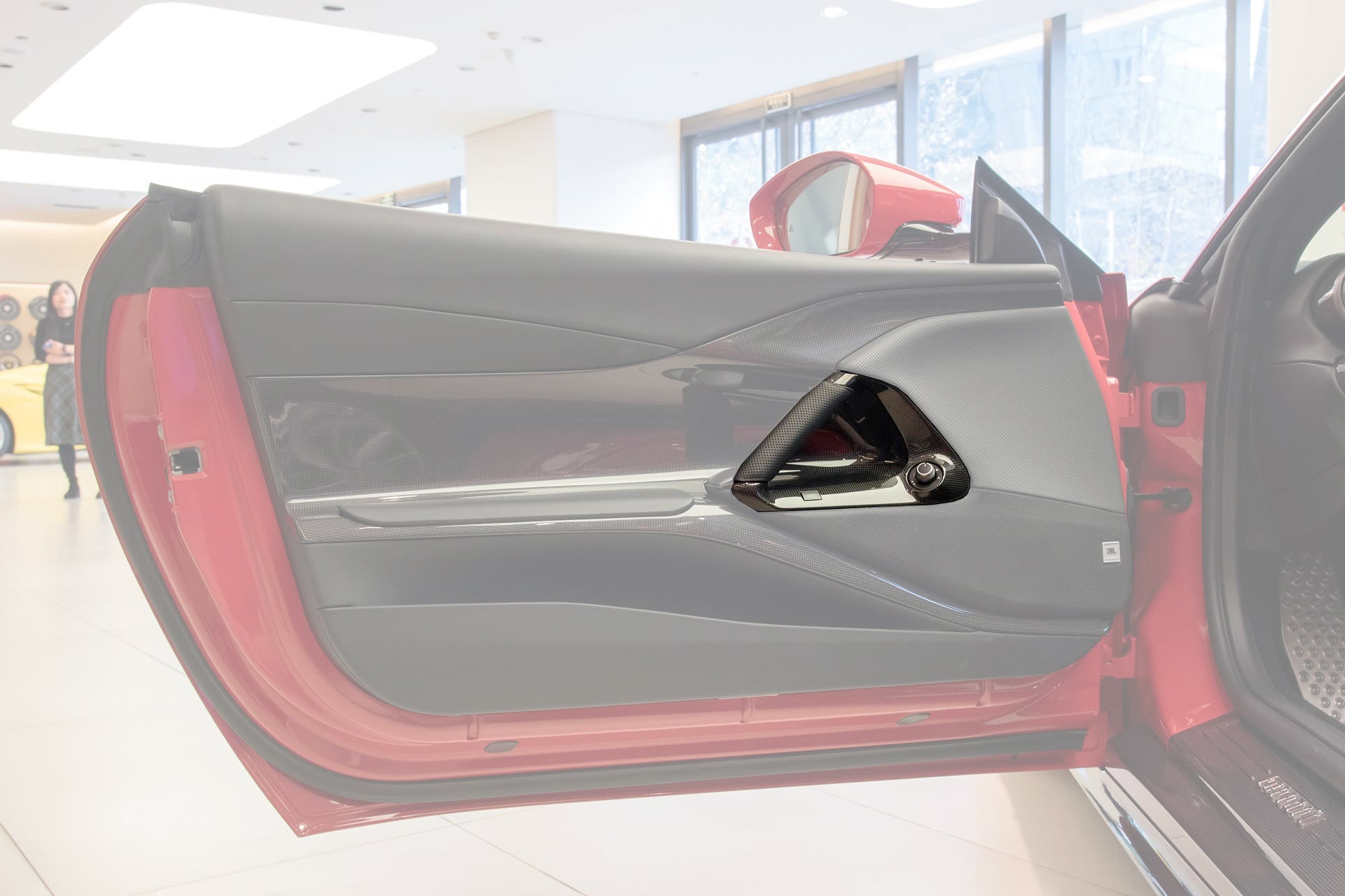 Carbonado OE Style Dry Carbon Fiber Door Handle Interior | 2017-2026 Ferrari 812 Superfast & GTS