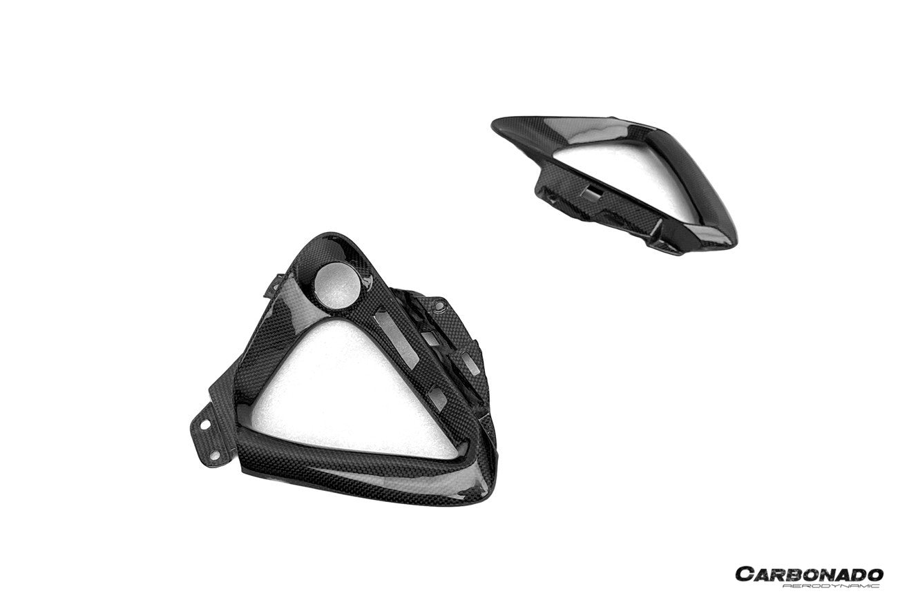 Carbonado OE Style Dry Carbon Fiber Door Handle Interior | 2017-2026 Ferrari 812 Superfast & GTS