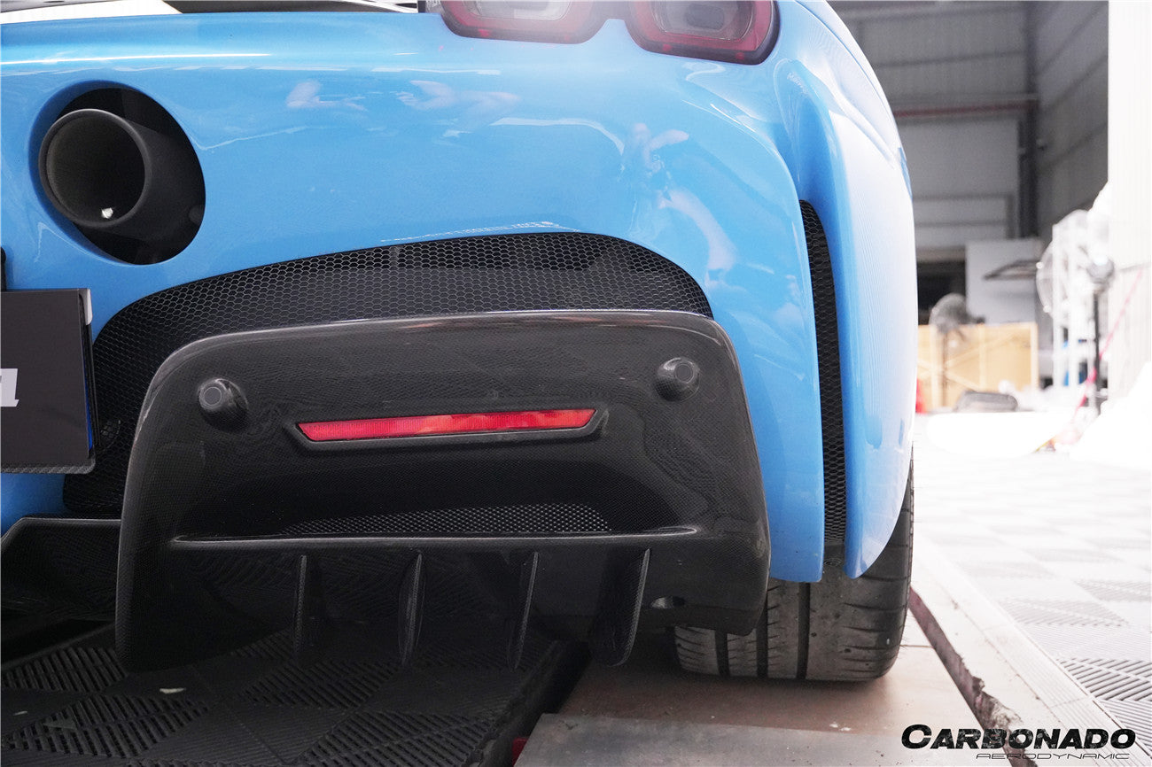 Carbonado OE Style Autoclave Carbon Fiber Rear Diffuser | 2020-UP Ferrari SF90 Stradale