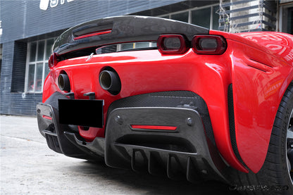 Carbonado OE Style Autoclave Carbon Fiber Rear Diffuser | 2020-UP Ferrari SF90 Stradale