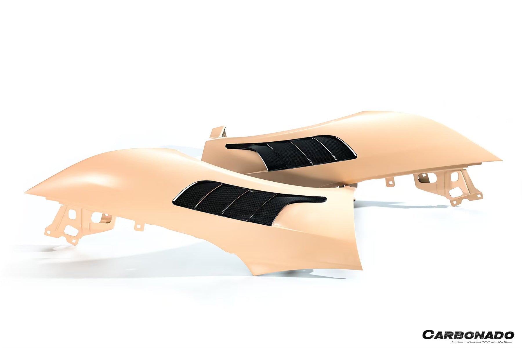Guardabarros de fibra de carbono seco estilo NTC para Ferrari SF90 Stradale Carbonado 2020-2025