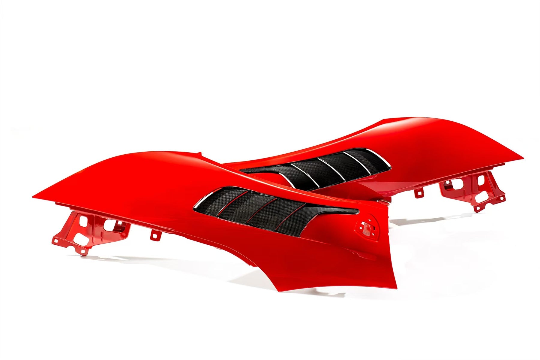 Guardabarros de fibra de carbono seco estilo NTC para Ferrari SF90 Stradale Carbonado 2020-2025