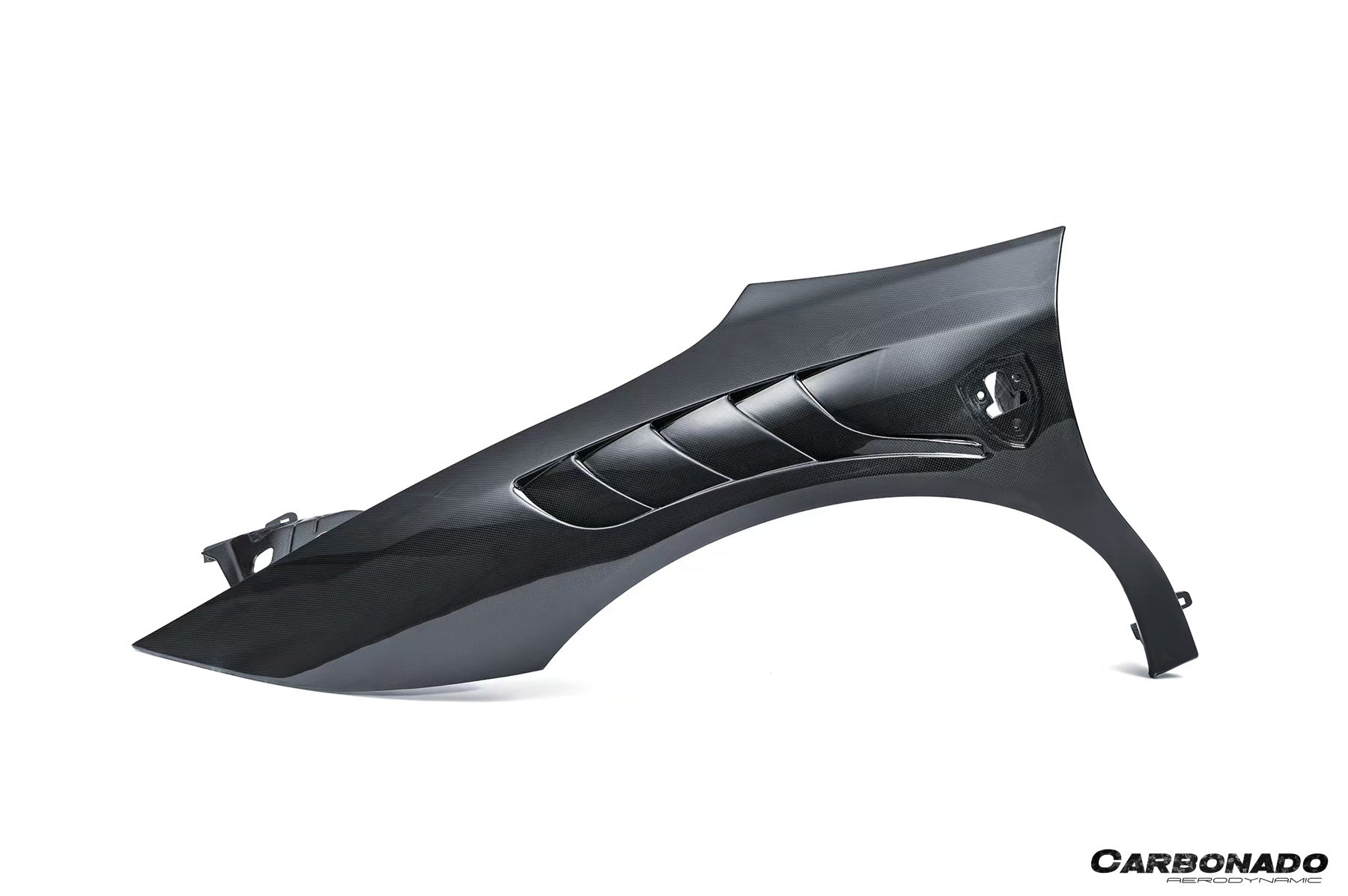 Guardabarros de fibra de carbono seco estilo NTC para Ferrari SF90 Stradale Carbonado 2020-2025