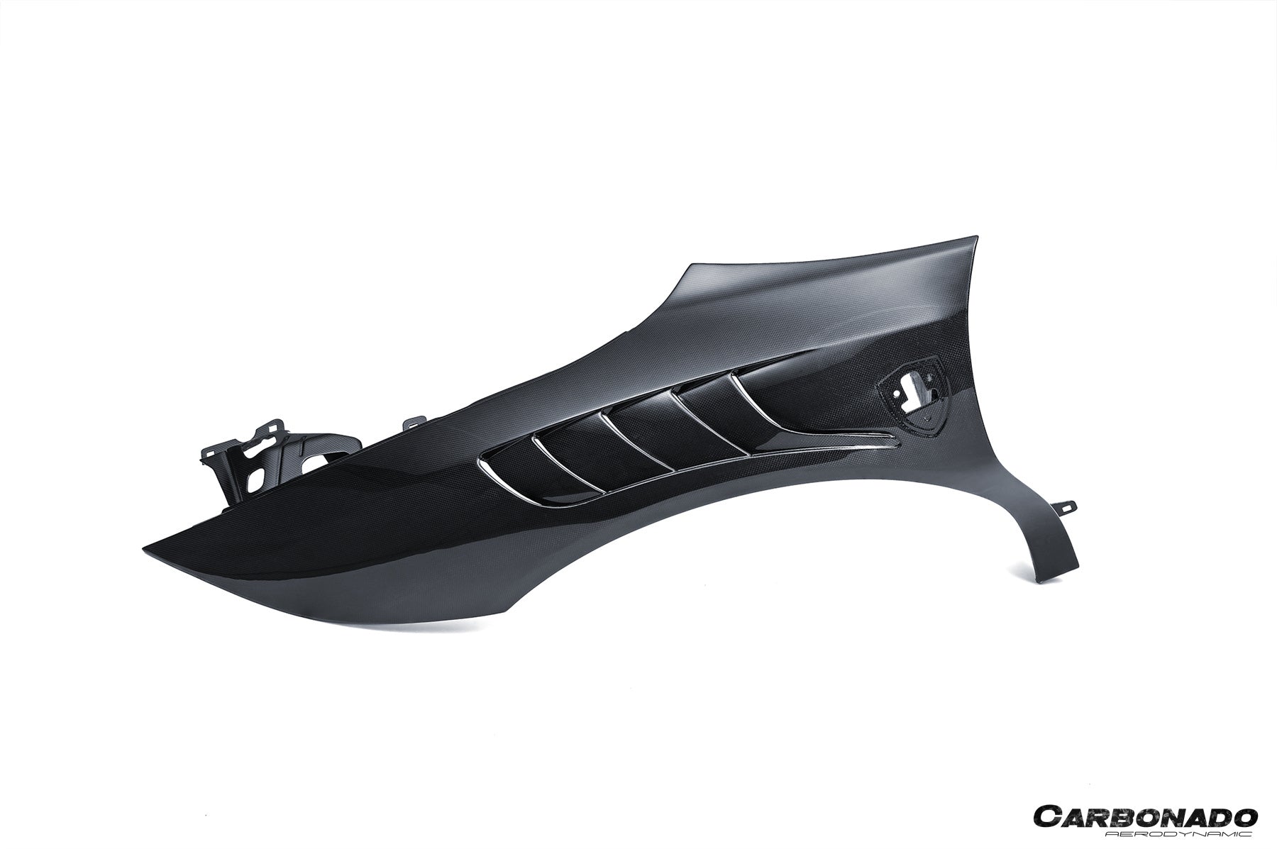 Guardabarros de fibra de carbono seco estilo NTC para Ferrari SF90 Stradale Carbonado 2020-2025