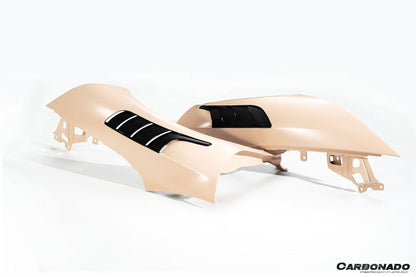 Guardabarros de fibra de carbono seco estilo NTC para Ferrari SF90 Stradale Carbonado 2020-2025
