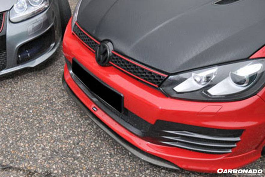 Carbonado 2010-2013 Volkswagen Golf 6 R20 GTI Rz Style Hood