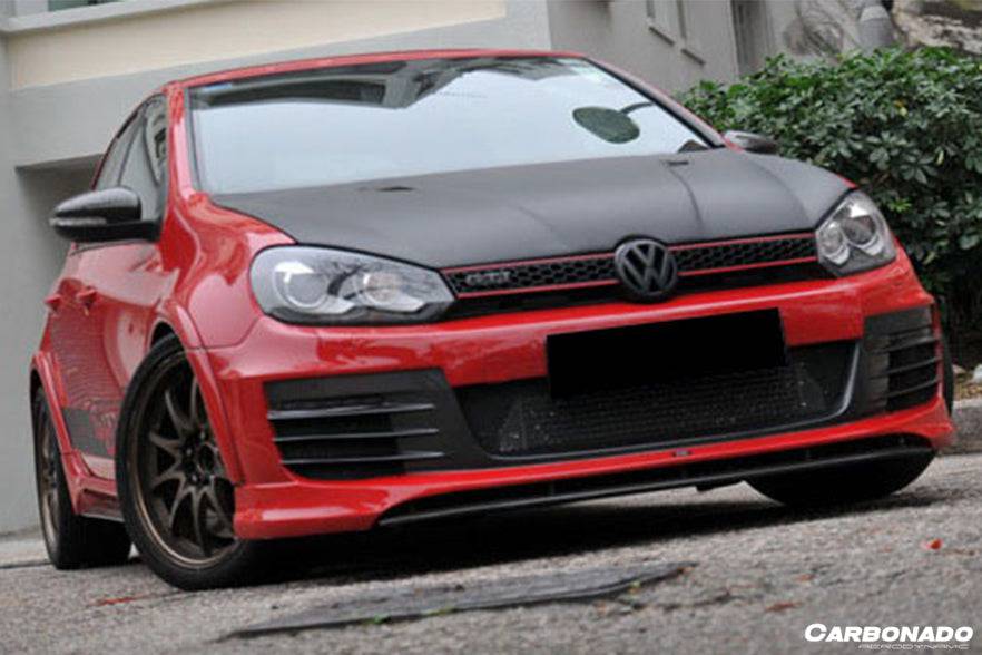 Parachoques delantero estilo Carbonado para Volkswagen Golf 6 y GTI MK6 R20 Rz (2010-2014)