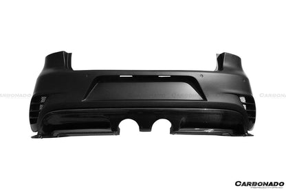 Carbonado 2010-2013 Volkswagen Golf 6 R20 GTI Rz Style Rear Bmper (Mid Exhaust)