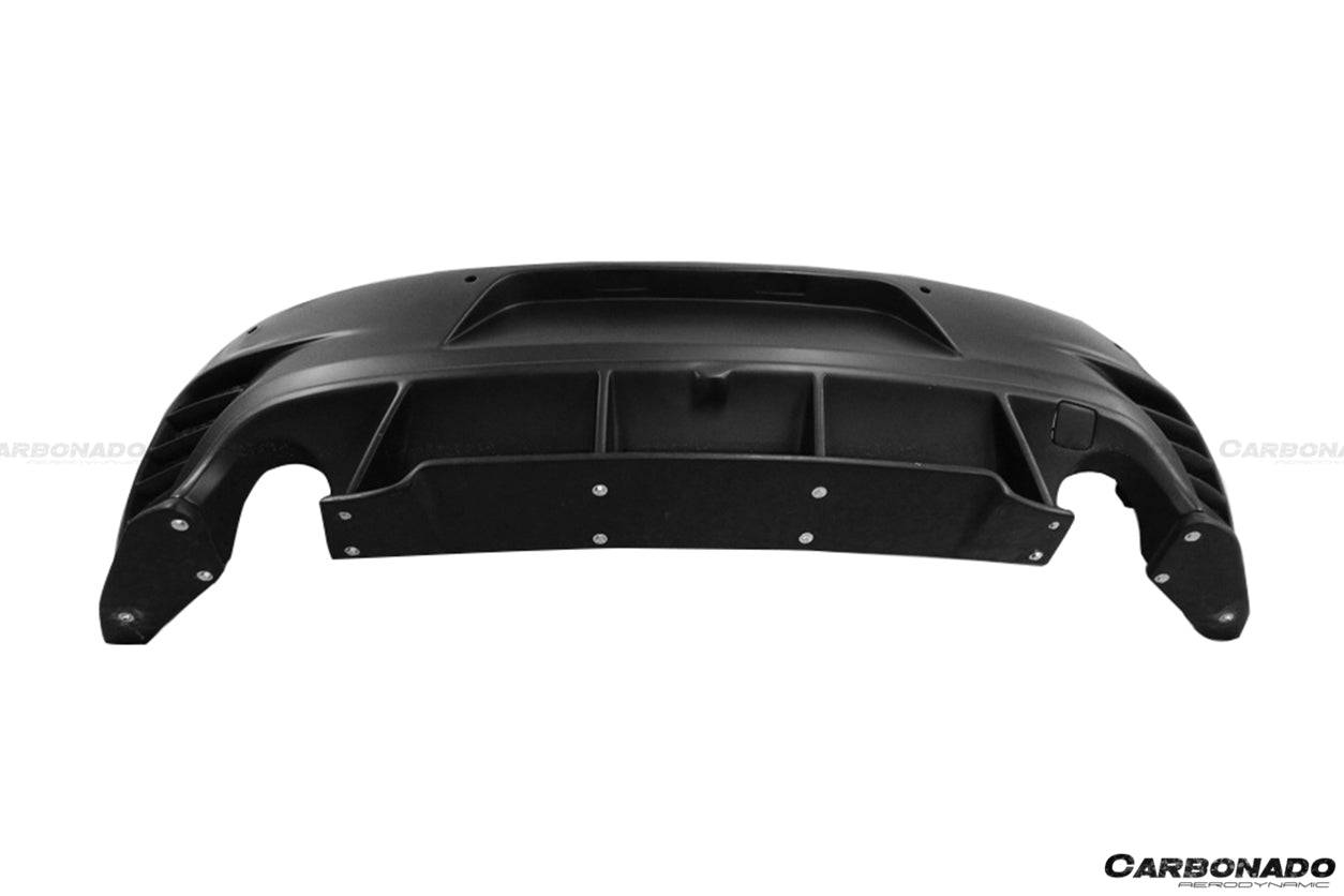 Carbonado 2010-2013 Volkswagen Golf 6 R20 GTI Rz Style Rear Bmper (Dual Exhaust)