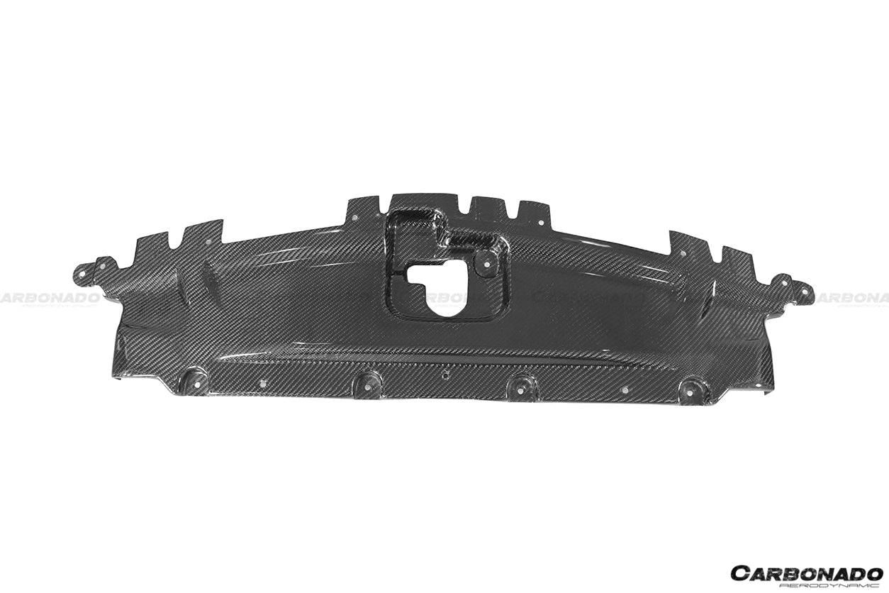 Cubierta de radiador de fibra de carbono estilo OEM para Infiniti G37 Sedán Carbonado 2007-2013