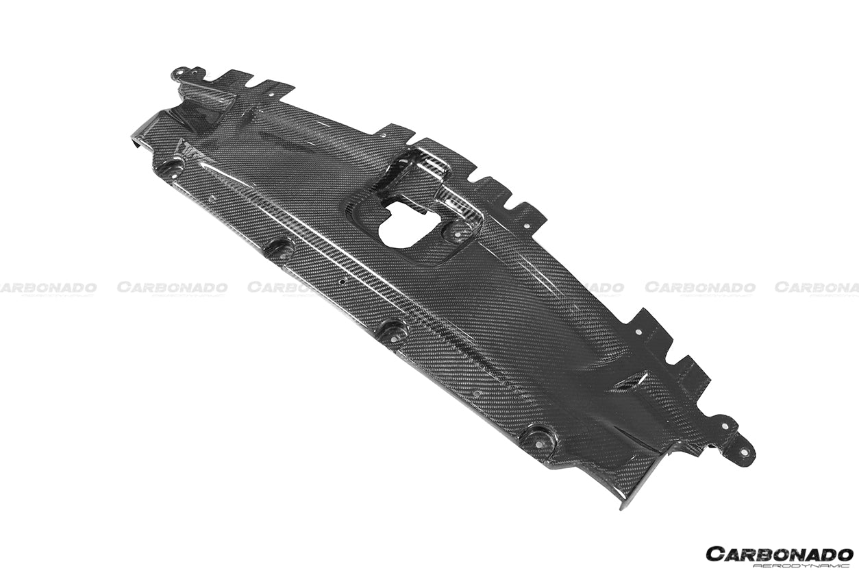 Cubierta de radiador de fibra de carbono estilo OEM para Infiniti G37 Sedán Carbonado 2007-2013